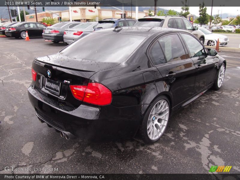 Jet Black / Black Novillo Leather 2011 BMW M3 Sedan