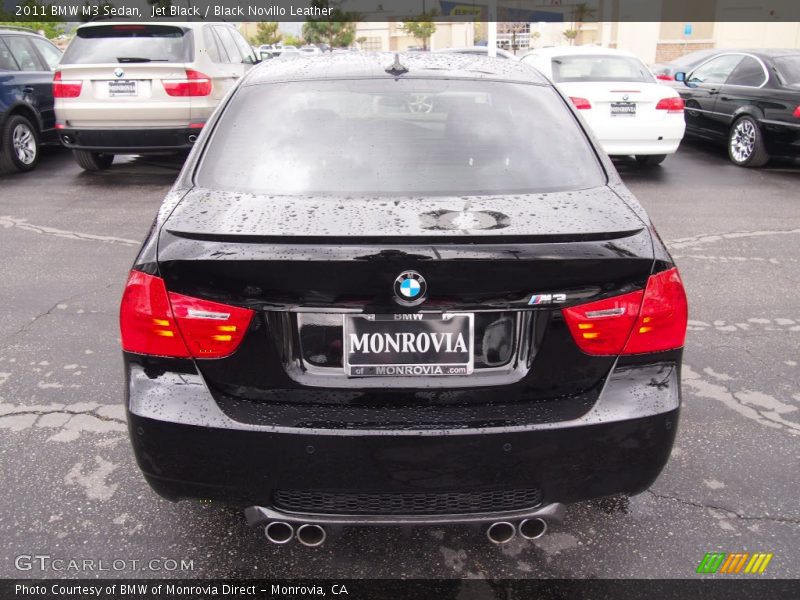 Jet Black / Black Novillo Leather 2011 BMW M3 Sedan