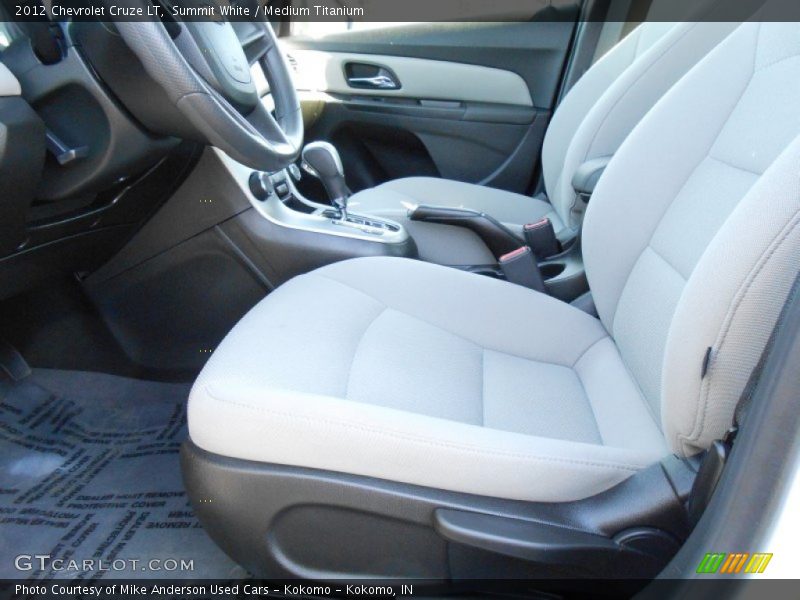 Summit White / Medium Titanium 2012 Chevrolet Cruze LT