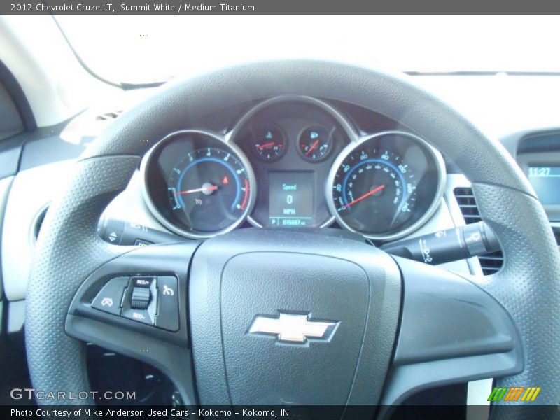 Summit White / Medium Titanium 2012 Chevrolet Cruze LT