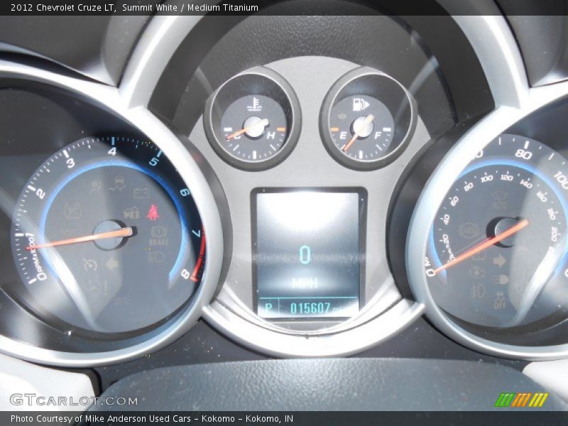 Summit White / Medium Titanium 2012 Chevrolet Cruze LT