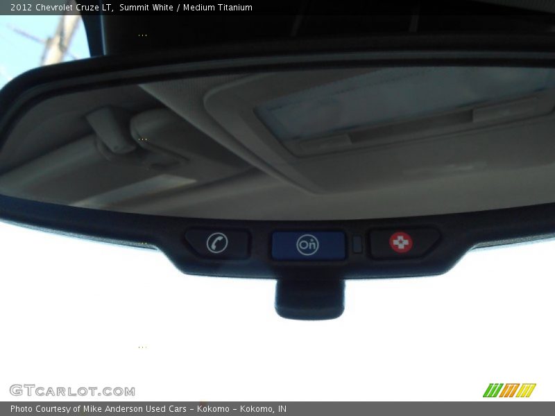 Summit White / Medium Titanium 2012 Chevrolet Cruze LT