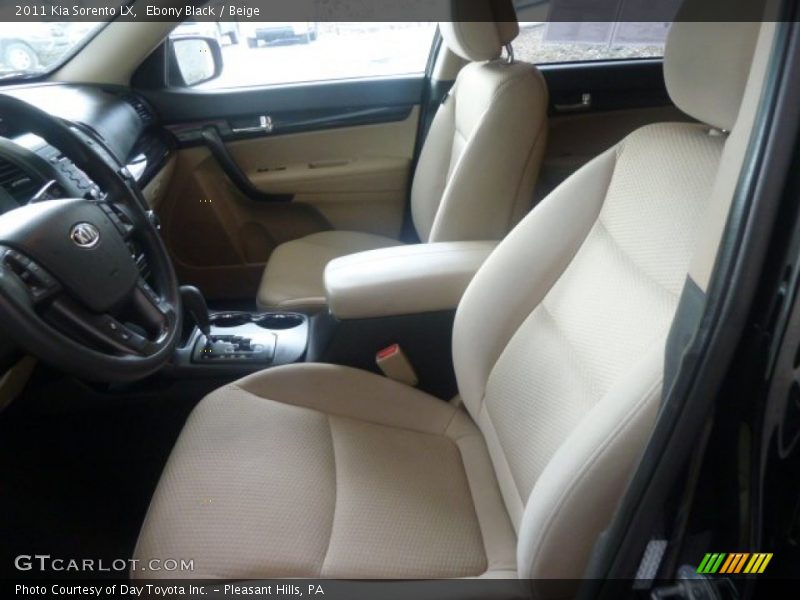 Ebony Black / Beige 2011 Kia Sorento LX