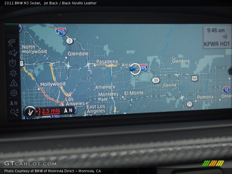 Navigation of 2011 M3 Sedan
