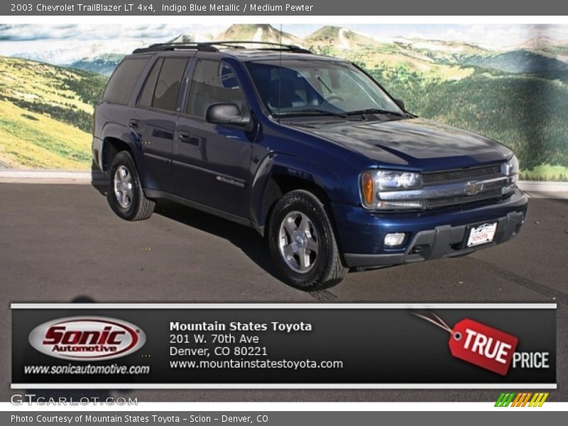 Indigo Blue Metallic / Medium Pewter 2003 Chevrolet TrailBlazer LT 4x4