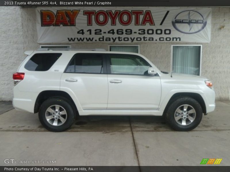 Blizzard White Pearl / Graphite 2013 Toyota 4Runner SR5 4x4