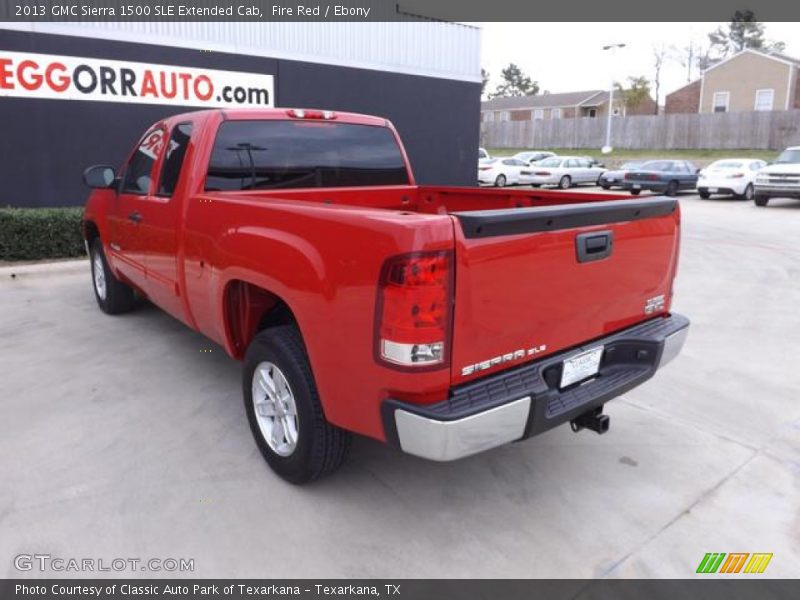 Fire Red / Ebony 2013 GMC Sierra 1500 SLE Extended Cab