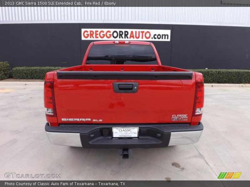 Fire Red / Ebony 2013 GMC Sierra 1500 SLE Extended Cab