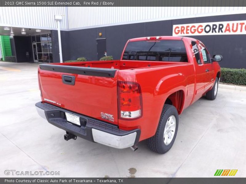 Fire Red / Ebony 2013 GMC Sierra 1500 SLE Extended Cab