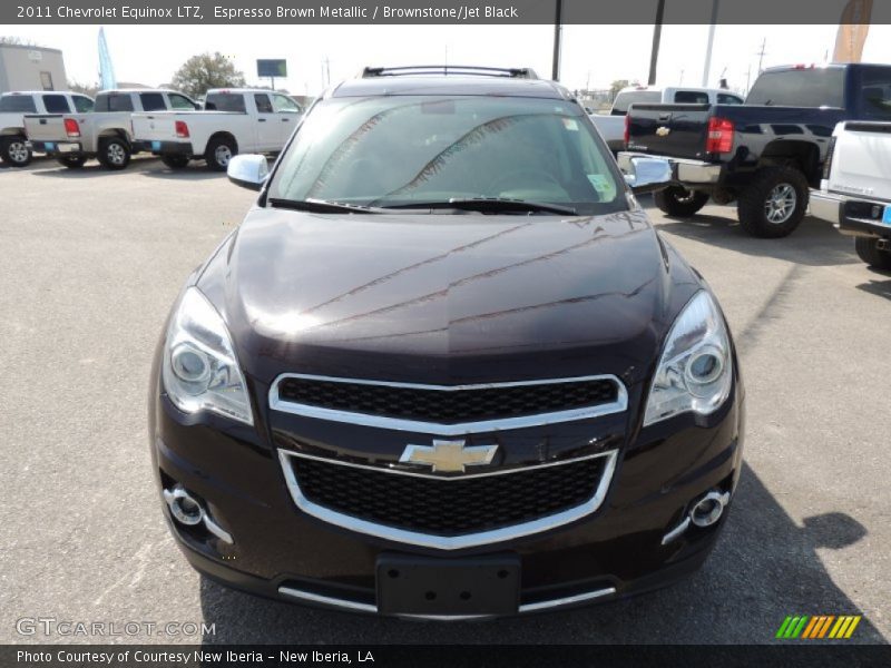 Espresso Brown Metallic / Brownstone/Jet Black 2011 Chevrolet Equinox LTZ