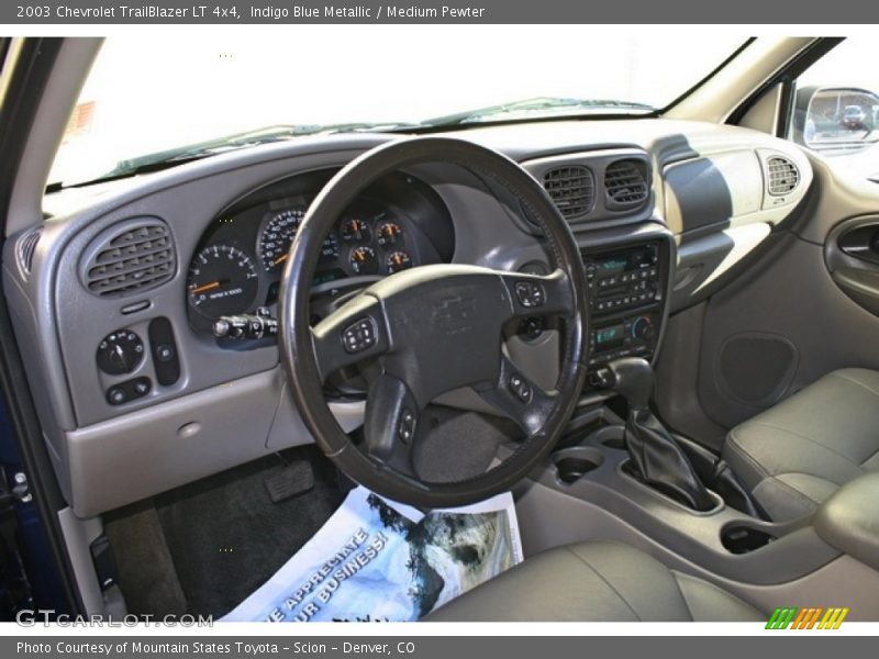 Indigo Blue Metallic / Medium Pewter 2003 Chevrolet TrailBlazer LT 4x4