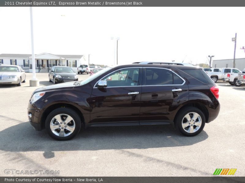 Espresso Brown Metallic / Brownstone/Jet Black 2011 Chevrolet Equinox LTZ