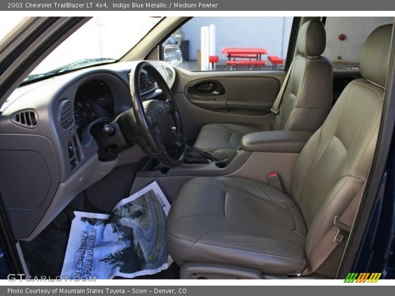 Indigo Blue Metallic / Medium Pewter 2003 Chevrolet TrailBlazer LT 4x4