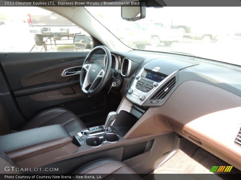 Espresso Brown Metallic / Brownstone/Jet Black 2011 Chevrolet Equinox LTZ