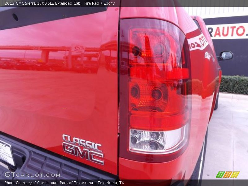Fire Red / Ebony 2013 GMC Sierra 1500 SLE Extended Cab