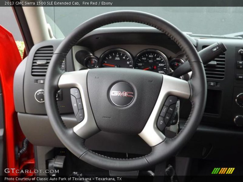 Fire Red / Ebony 2013 GMC Sierra 1500 SLE Extended Cab