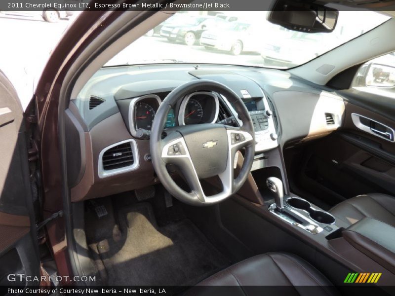 Espresso Brown Metallic / Brownstone/Jet Black 2011 Chevrolet Equinox LTZ