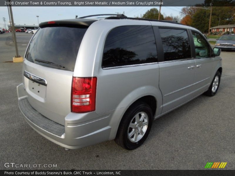 Bright Silver Metallic / Medium Slate Gray/Light Shale 2008 Chrysler Town & Country Touring
