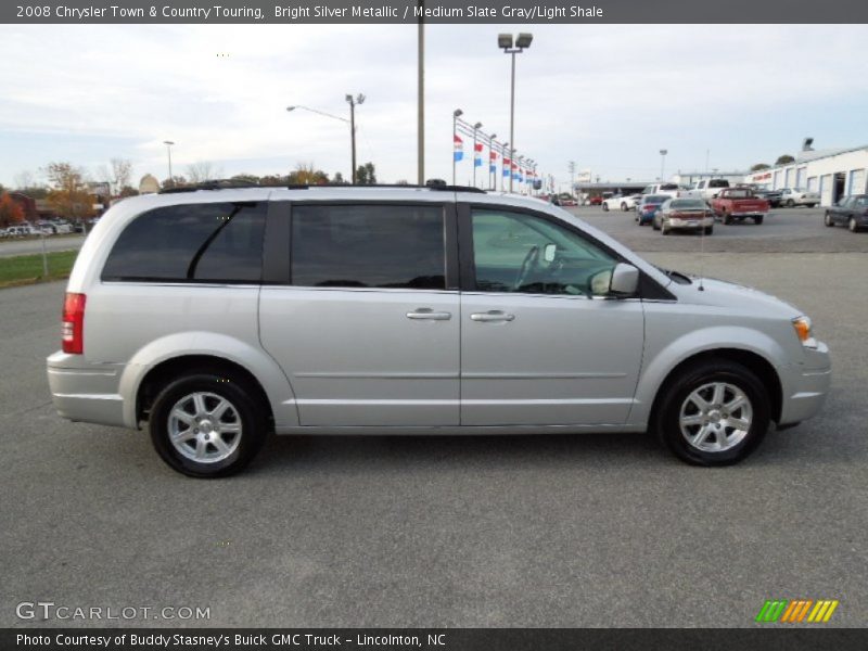 Bright Silver Metallic / Medium Slate Gray/Light Shale 2008 Chrysler Town & Country Touring