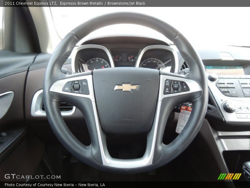 Espresso Brown Metallic / Brownstone/Jet Black 2011 Chevrolet Equinox LTZ