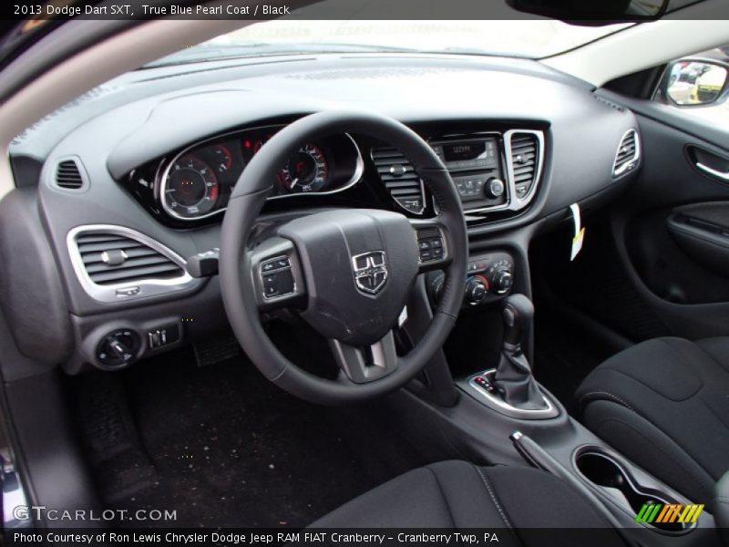 Black Interior - 2013 Dart SXT 