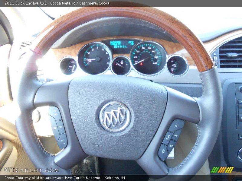 Cocoa Metallic / Cashmere/Cocoa 2011 Buick Enclave CXL