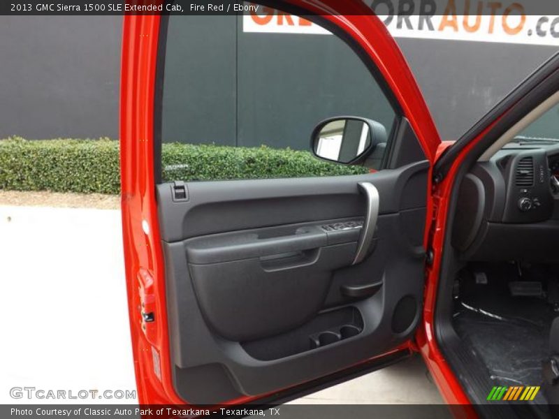 Fire Red / Ebony 2013 GMC Sierra 1500 SLE Extended Cab