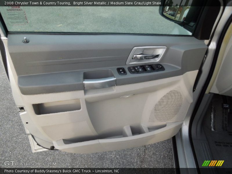 Bright Silver Metallic / Medium Slate Gray/Light Shale 2008 Chrysler Town & Country Touring