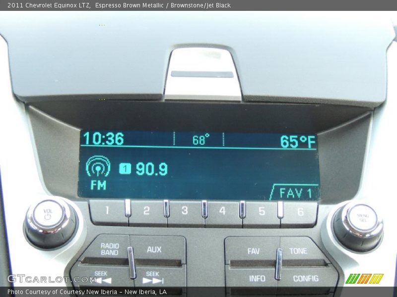 Espresso Brown Metallic / Brownstone/Jet Black 2011 Chevrolet Equinox LTZ