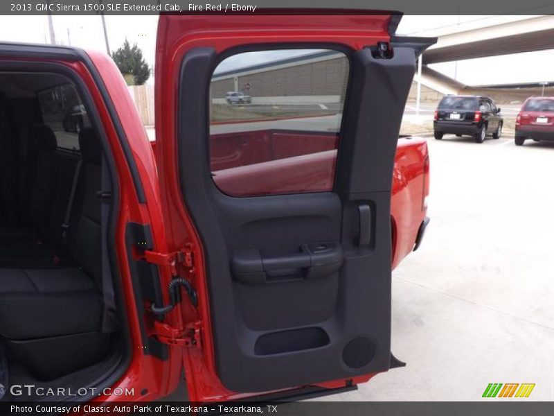 Fire Red / Ebony 2013 GMC Sierra 1500 SLE Extended Cab