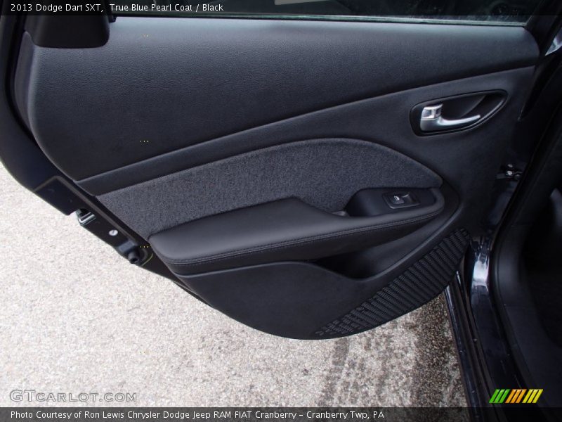 True Blue Pearl Coat / Black 2013 Dodge Dart SXT
