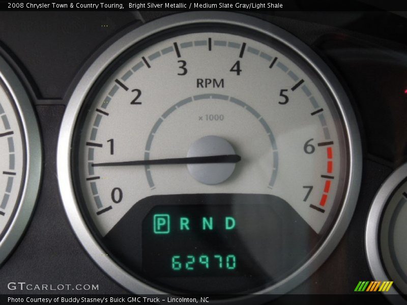 Bright Silver Metallic / Medium Slate Gray/Light Shale 2008 Chrysler Town & Country Touring