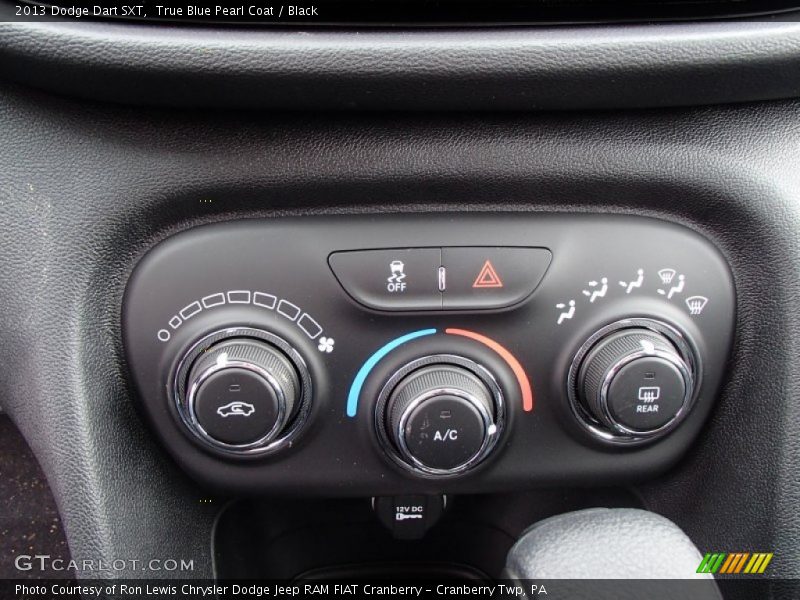 Controls of 2013 Dart SXT