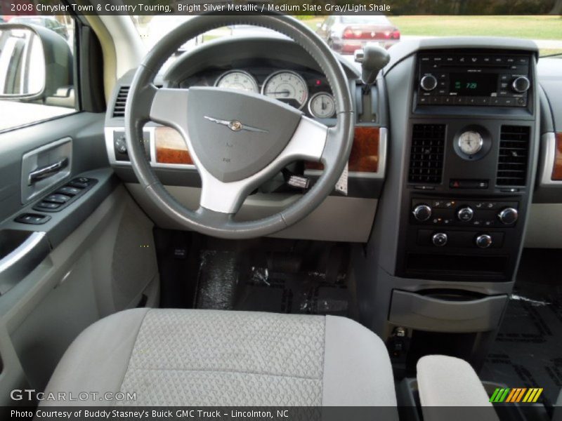 Bright Silver Metallic / Medium Slate Gray/Light Shale 2008 Chrysler Town & Country Touring