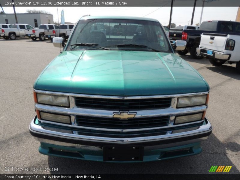 Bright Teal Metallic / Gray 1994 Chevrolet C/K C1500 Extended Cab