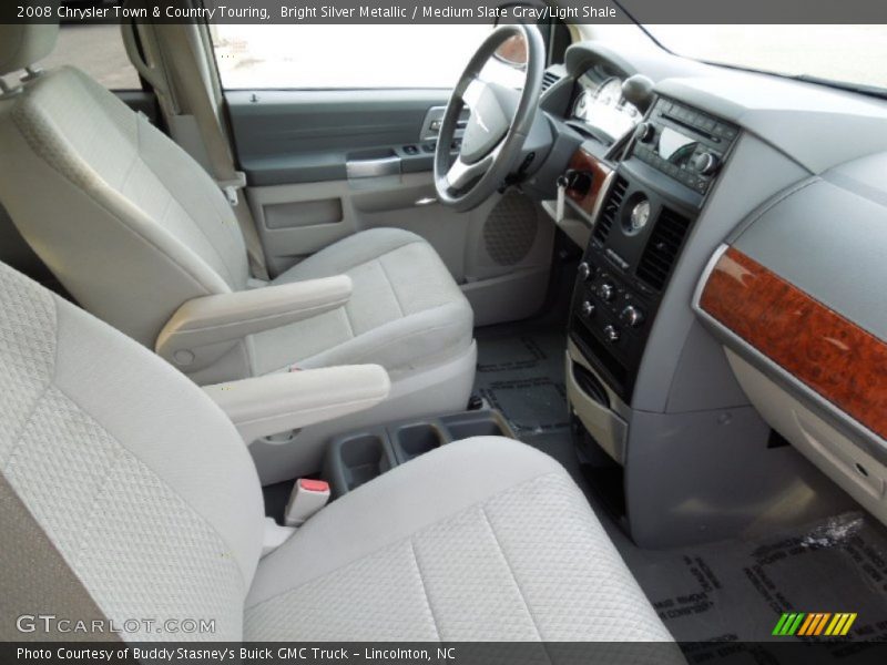 Bright Silver Metallic / Medium Slate Gray/Light Shale 2008 Chrysler Town & Country Touring