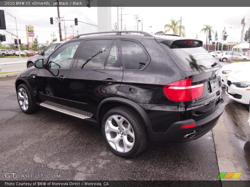 Jet Black / Black 2010 BMW X5 xDrive48i