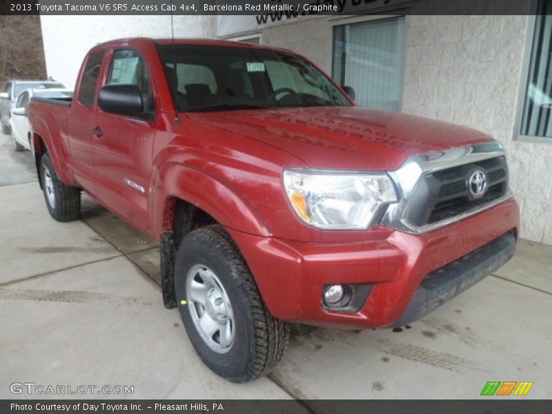 Barcelona Red Metallic / Graphite 2013 Toyota Tacoma V6 SR5 Access Cab 4x4