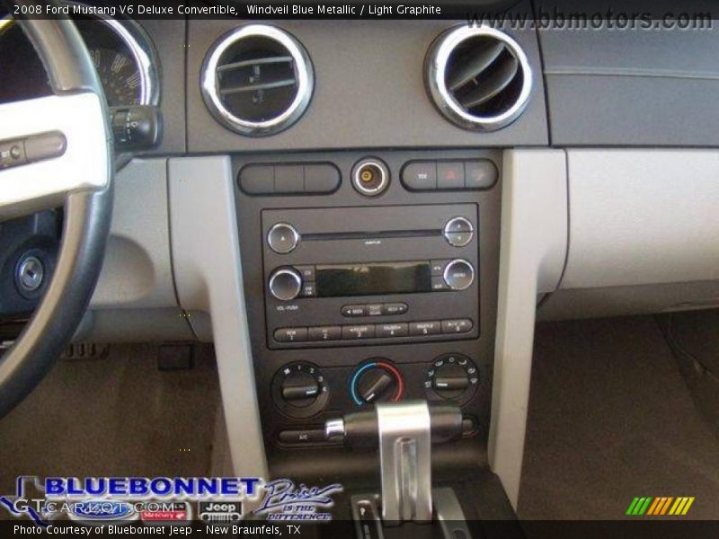 Windveil Blue Metallic / Light Graphite 2008 Ford Mustang V6 Deluxe Convertible
