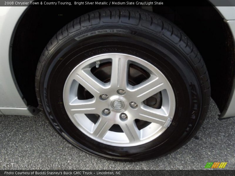 Bright Silver Metallic / Medium Slate Gray/Light Shale 2008 Chrysler Town & Country Touring