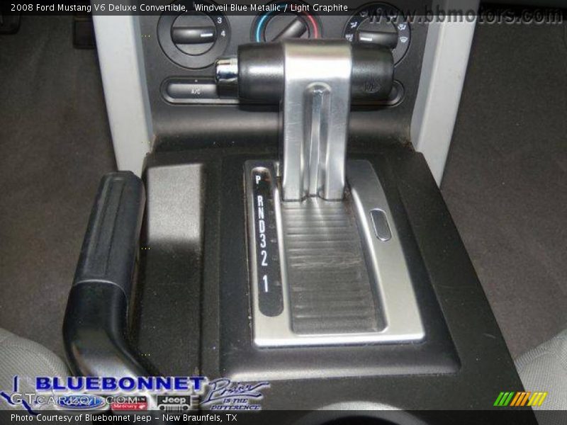 Windveil Blue Metallic / Light Graphite 2008 Ford Mustang V6 Deluxe Convertible