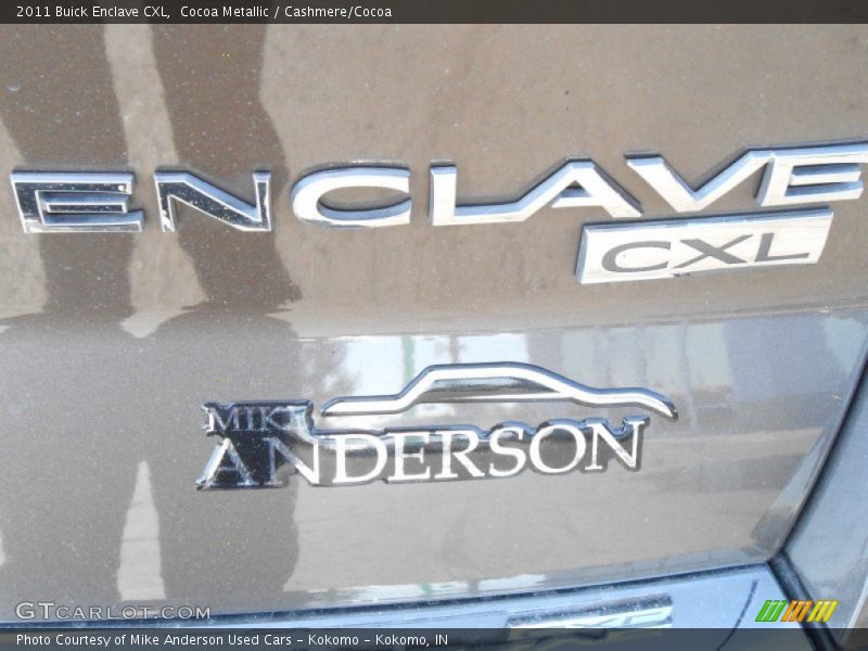 Cocoa Metallic / Cashmere/Cocoa 2011 Buick Enclave CXL