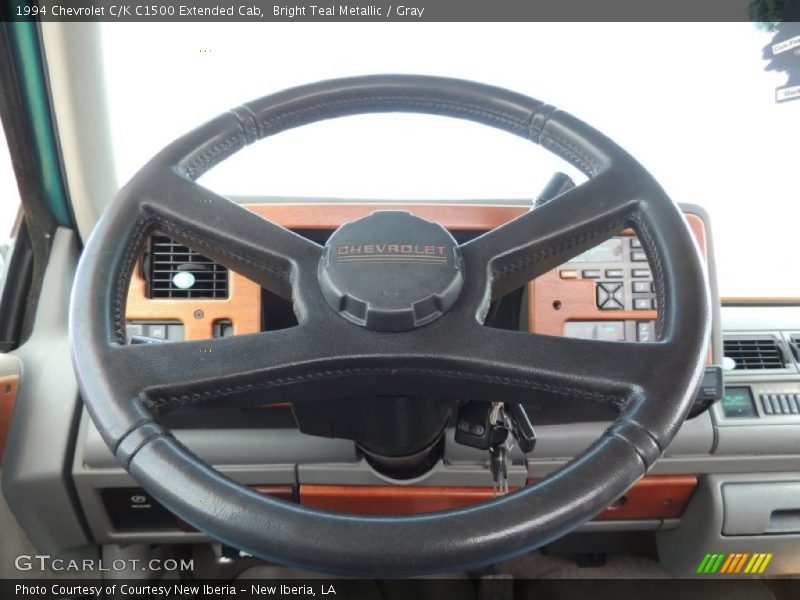 Bright Teal Metallic / Gray 1994 Chevrolet C/K C1500 Extended Cab