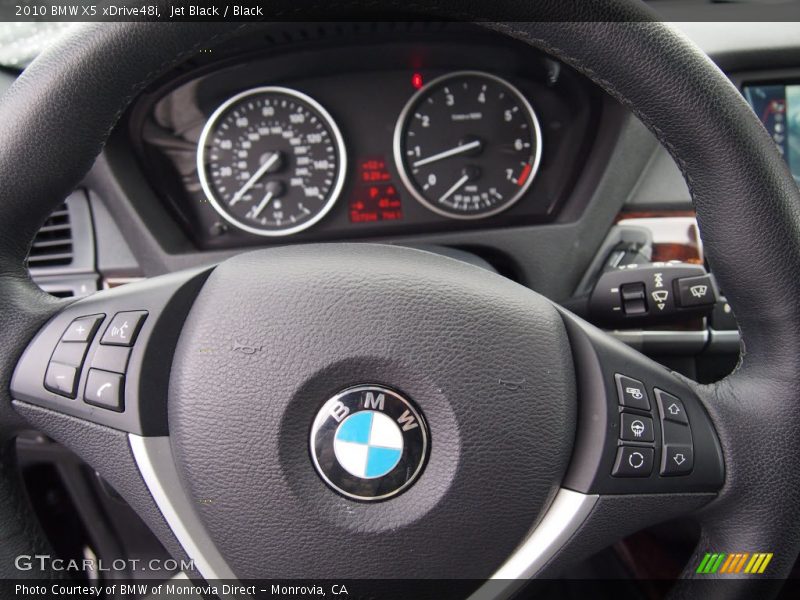 Jet Black / Black 2010 BMW X5 xDrive48i