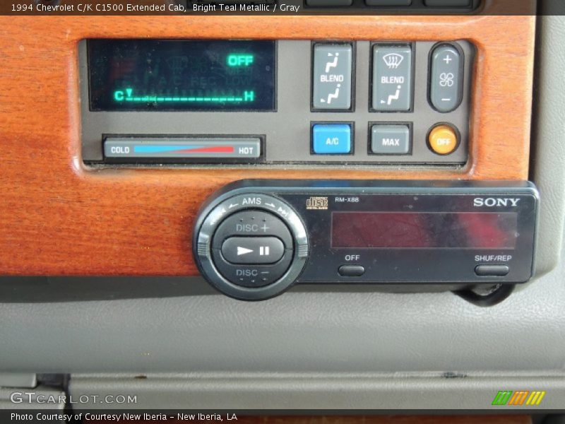 Bright Teal Metallic / Gray 1994 Chevrolet C/K C1500 Extended Cab