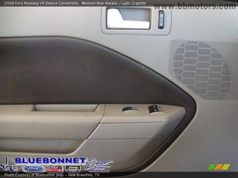 Windveil Blue Metallic / Light Graphite 2008 Ford Mustang V6 Deluxe Convertible
