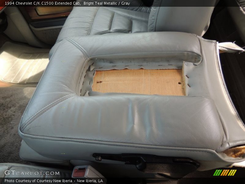 Bright Teal Metallic / Gray 1994 Chevrolet C/K C1500 Extended Cab