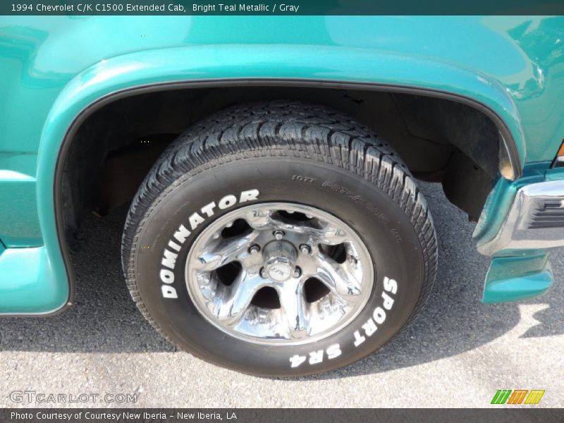 Bright Teal Metallic / Gray 1994 Chevrolet C/K C1500 Extended Cab