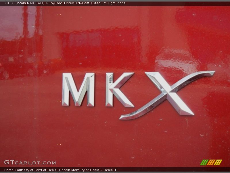 Ruby Red Tinted Tri-Coat / Medium Light Stone 2013 Lincoln MKX FWD