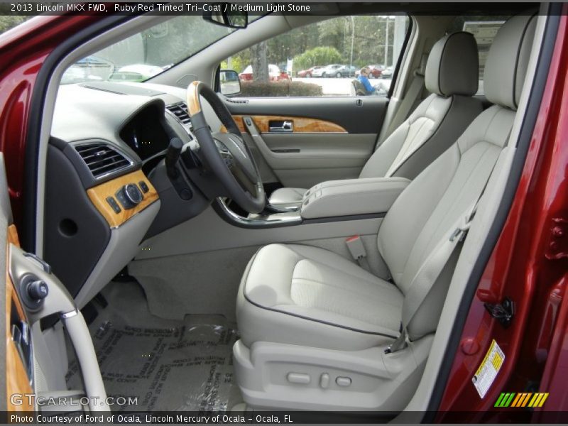 Ruby Red Tinted Tri-Coat / Medium Light Stone 2013 Lincoln MKX FWD